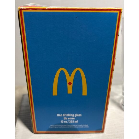 McDonalds Grimace 2024 Collectors Glass 12 Oz Embossed Design Limited Edition - Picture 2 of 7